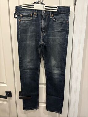 Levi's Indigo Faded Slim Straight Jeans